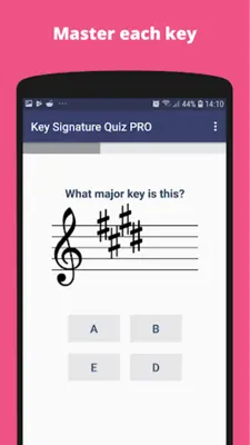 Key Signature Quiz android App screenshot 6