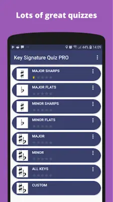 Key Signature Quiz android App screenshot 7